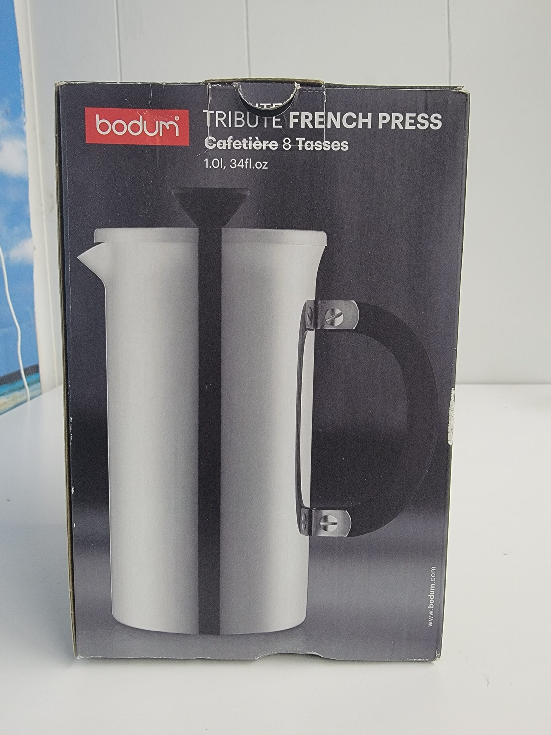 Bodum Tribute 8-Cup 34oz Coffee Press - Stainless Steel