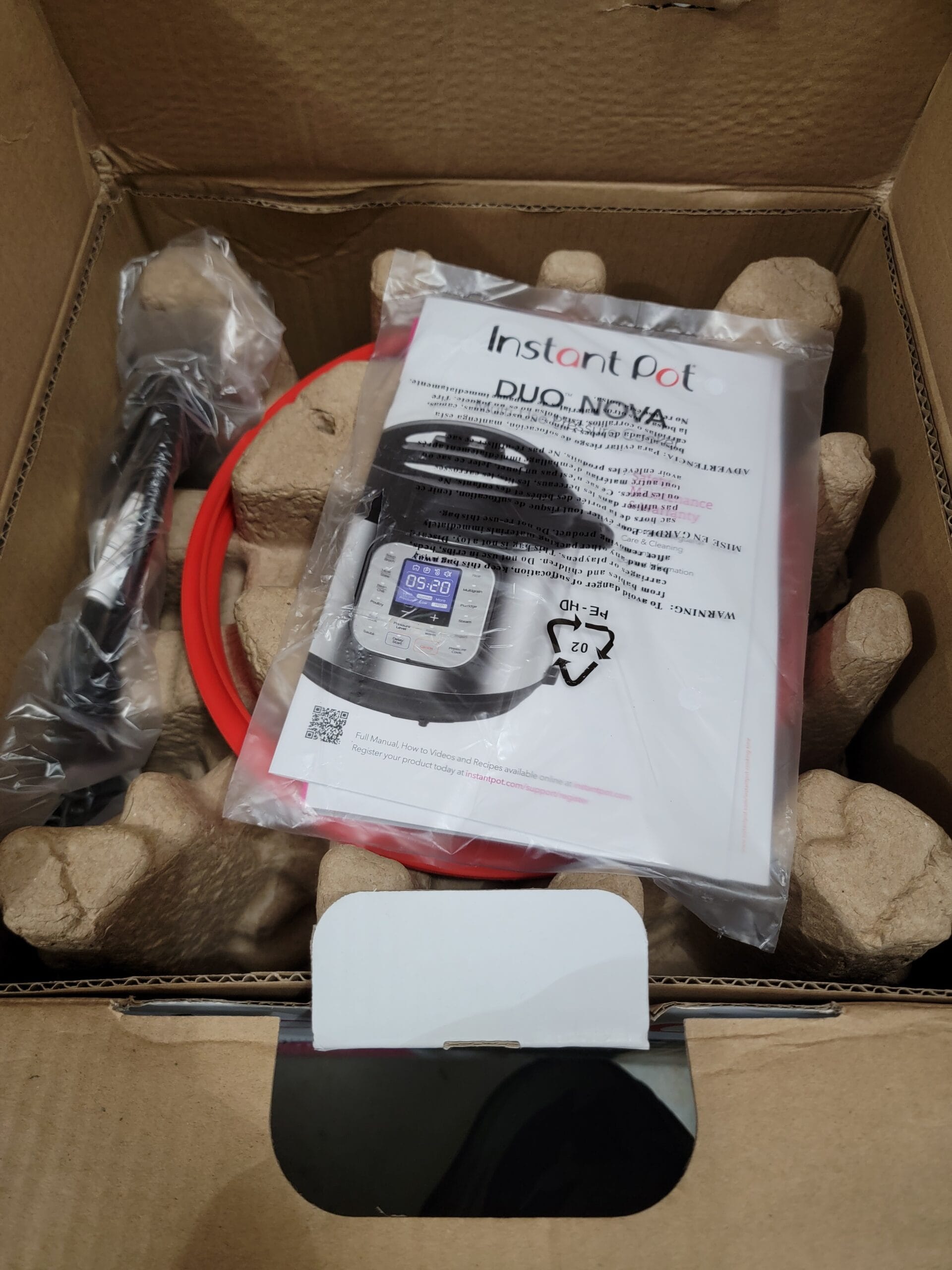 Instant Pot Duo Nova 6 quart 7-in-1 One-Touch Multi-Use Programmable Pressure Cooker with New Easy Seal Lid –