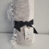 Wide Stripe Tassel Fringe Throw Blanket Gray/Sour Cream - Hearth & Hand with Magnolia Wide Stripe Tassel Fringe Throw Blanket Gray/Sour Cream - Hearth & Hand with Magnolia