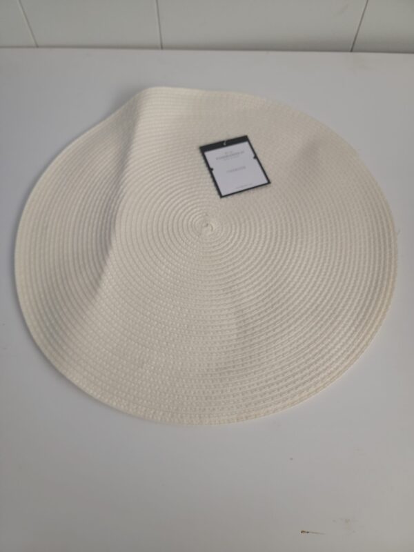 Polyround Charger Placemat Cream - Threshold