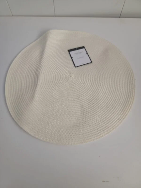 Polyround Charger Placemat Cream - Threshold