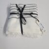 3pc Core Stripe Washcloth Set Railroad Gray - Hearth & Hand with Magnolia