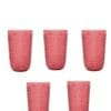 19oz Plastic Wave Texture Tall Tumbler Pink- Opalhouse 19oz Plastic Wave Texture Tall Tumbler Pink- Opalhouse