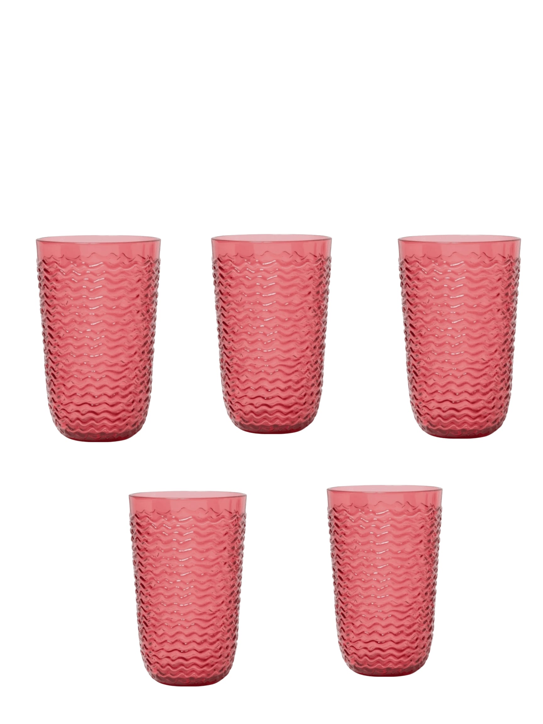19oz Plastic Wave Texture Tall Tumbler Pink- Opalhouse