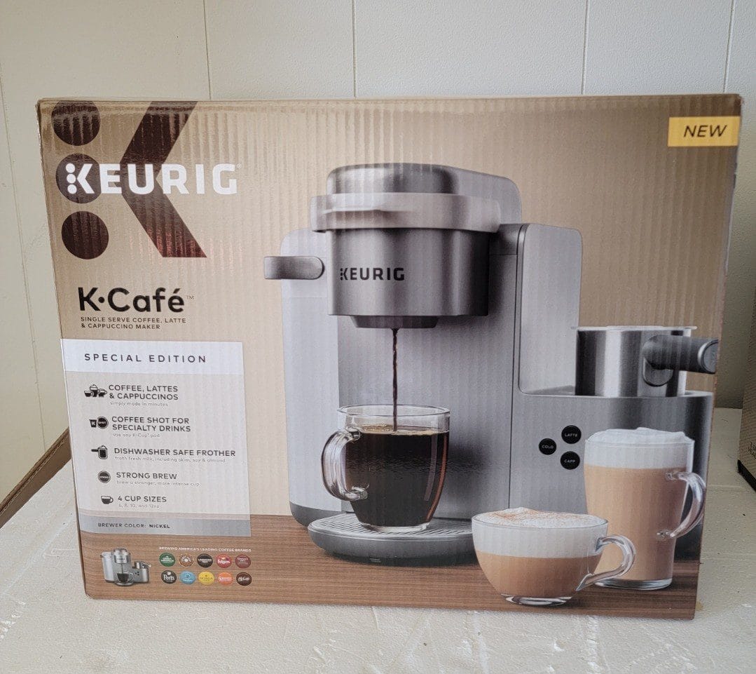 Keurig K Cafe Brewer, Froth, Tea, Coffee, Latte and Cappuccino Maker, K-Cup Pods compatible Keurig K Cafe Brewer, Froth, Tea, Coffee, Latte and Cappuccino Maker, K-Cup Pods compatible