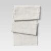 108" x 14" Cotton Solid Table Runner Ivory - Threshold