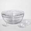 9pc Glass Mixing Bowls - Made By Design