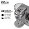 Keurig K Cafe Brewer, Froth, Tea, Coffee, Latte and Cappuccino Maker, K-Cup Pods compatible