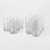12pc Glass Assorted Beveled Tumblers - Threshold