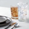 12pc Glass Assorted Beveled Tumblers - Threshold