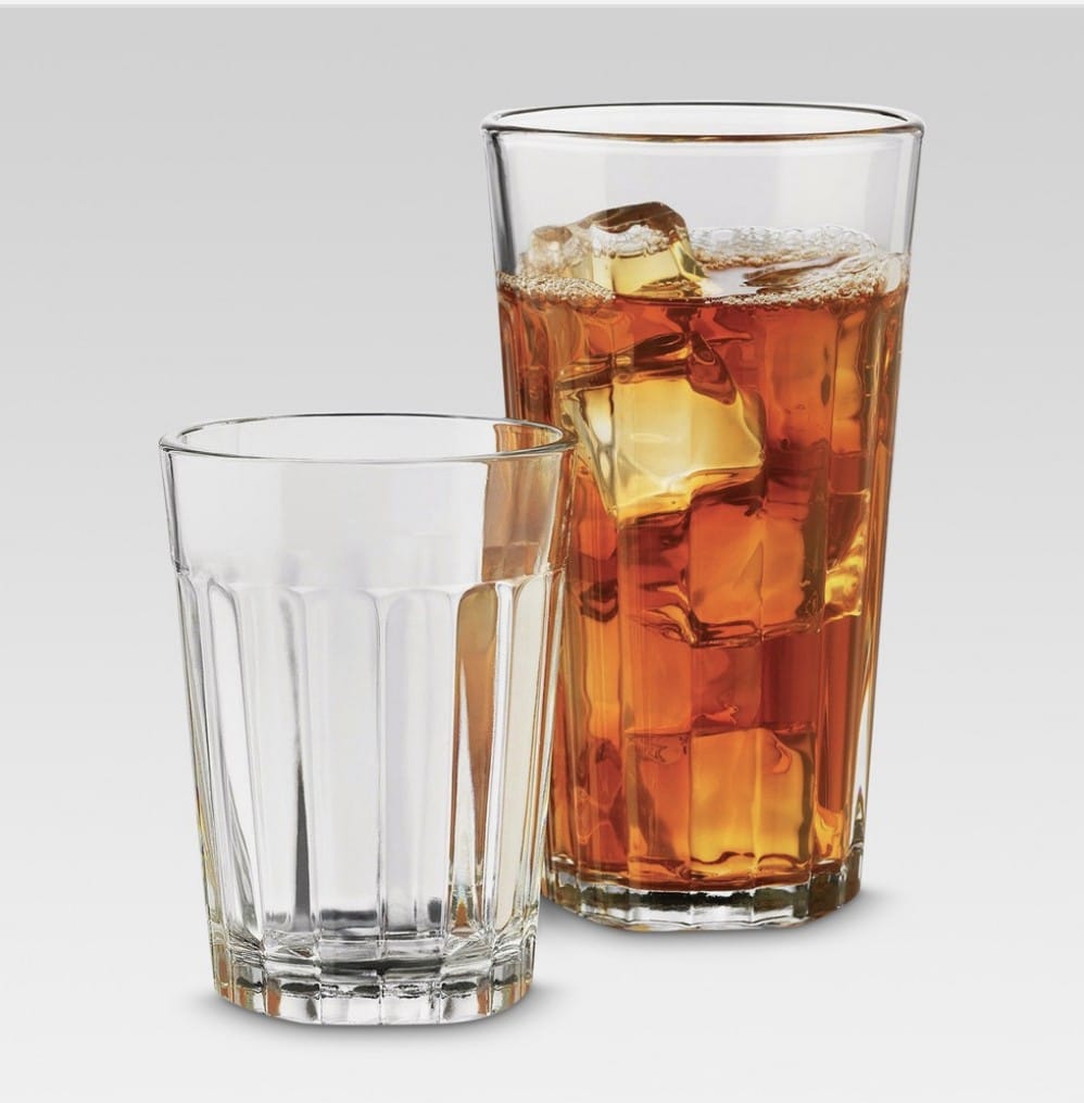 12pc Glass Old-School Assorted Tumblers - Threshold