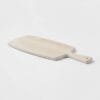 17" x 7" Rubberwood White Washed Serving Board - Threshold 17" x 7" Rubberwood White Washed Serving Board - Threshold
