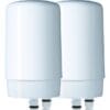 Brita 2ct Replacement Water Filters for Brita Tap Faucet Mounts - White