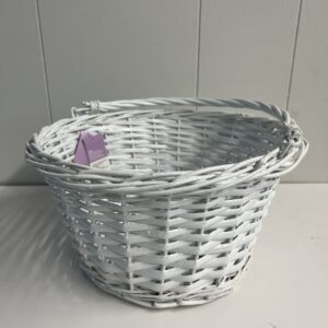 12"  Willow Easter Basket  White - Spritz™