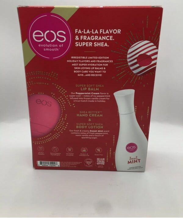 EOS Shea Sweet Mint Gift Set Limited Edition (Lip Balm, Hand and Body Lotion)