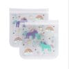 Full Circle 3.5 Cup 2pk Reusable Sandwich Bag Unicorn Full Circle 3.5 Cup 2pk Reusable Sandwich Bag Unicorn