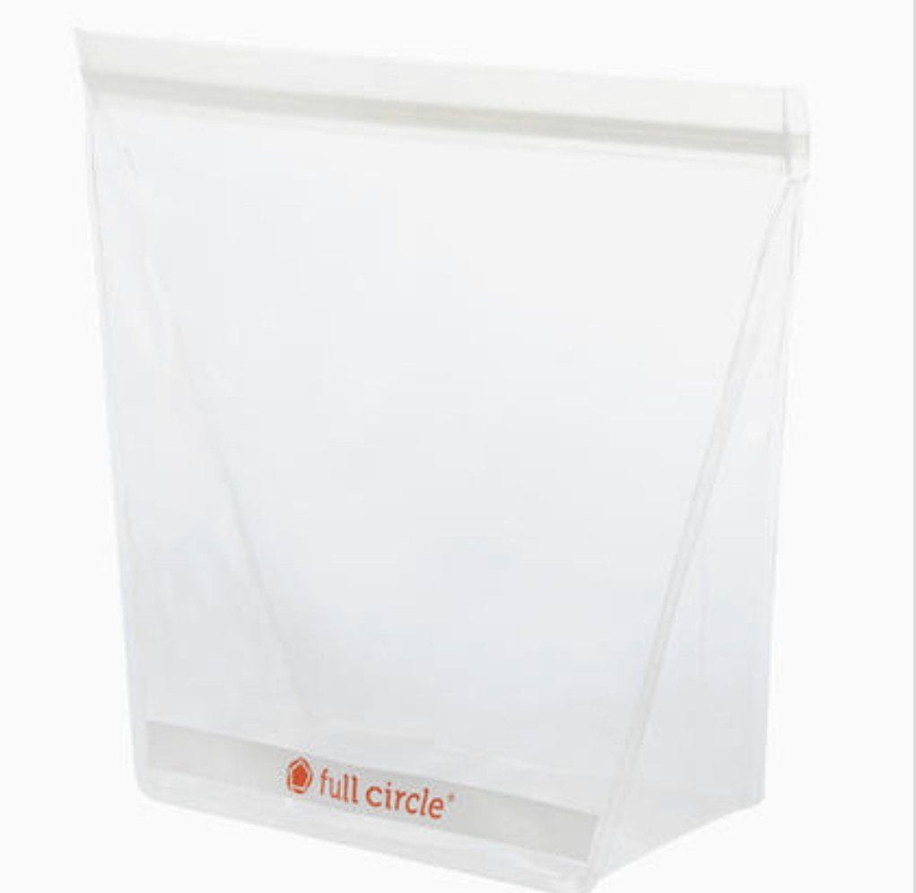 Full Circle 1 Gallon Reusable Storage Bag Clear