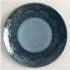 (Set of 5) 8.5" Ceramic Kingfield Debossed Salad Plate Blue - Threshold