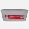 Set of 2 Johnsons Baby Gift Basket Gray Oval Kit