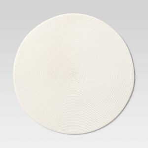 Polyround Charger Placemat Cream - Threshold