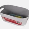 Set of 2 Johnsons Baby Gift Basket Gray Oval Kit