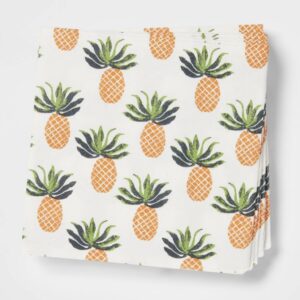 20ct Paper Pineapple Cocktail Napkins - Opalhouse