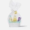 Set of 2 Johnsons Baby Gift Basket Gray Oval Kit
