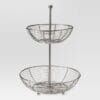 Matte Finish 2-Tier Fruit Basket - Threshold