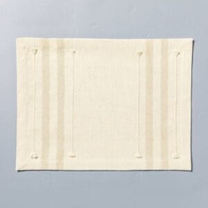 Borderline Placemat Sour Cream - Hearth & Hand with Magnolia