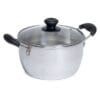IMUSA 8qt Aluminum Pot with Glass Lid and Bakelite Handles IMUSA 8qt Aluminum Pot with Glass Lid and Bakelite Handles