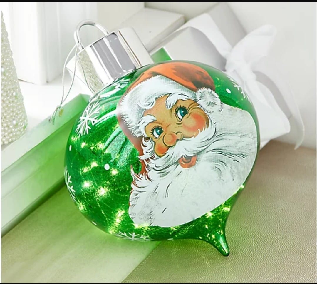 Mr. Christmas Vintage-Style Glass Ornament