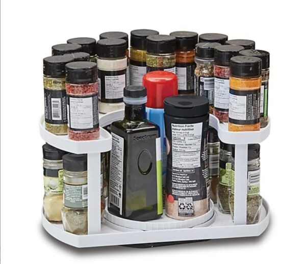 Spice Spinner 3-Tier Storage Turntable Organizer