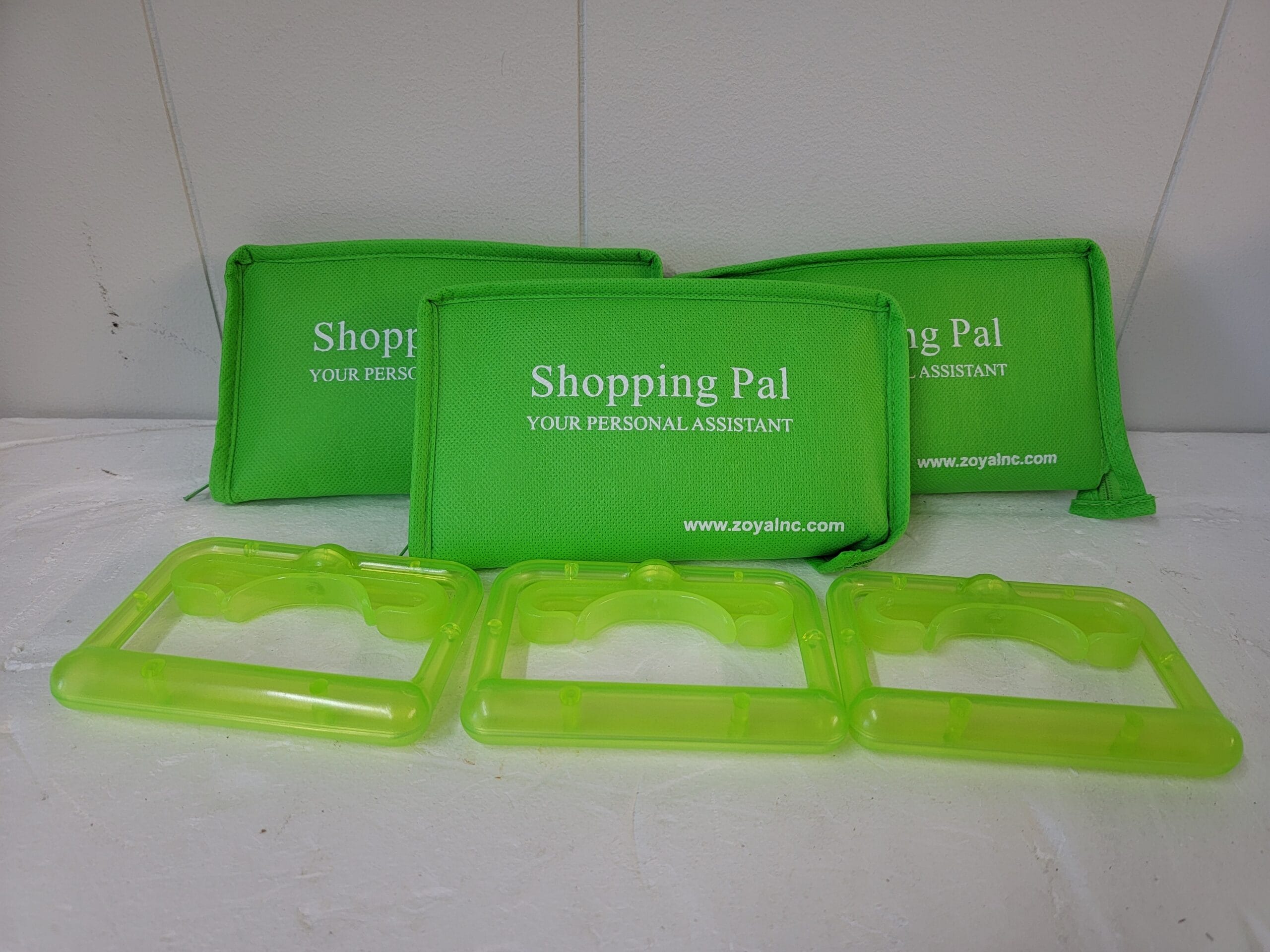 Set of 3 Shopping Pal Bag Carriers with EZ-Grip Handles Set of 3 Shopping Pal Bag Carriers with EZ-Grip Handles