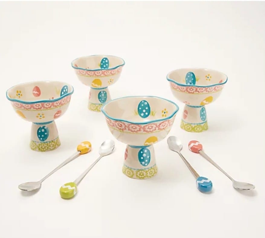 Temp-tations Egghunt Set of (4) 8-oz Parfait Cups Temp-tations Egghunt Set of (4) 8-oz Parfait Cups