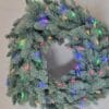 Bethlehem Lights 26" Blue Spruce Flip Overlit Wreath