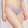 Women's All Over Lace Thong - Auden Violet Size Large Women's All Over Lace Thong - Auden Violet Size Large