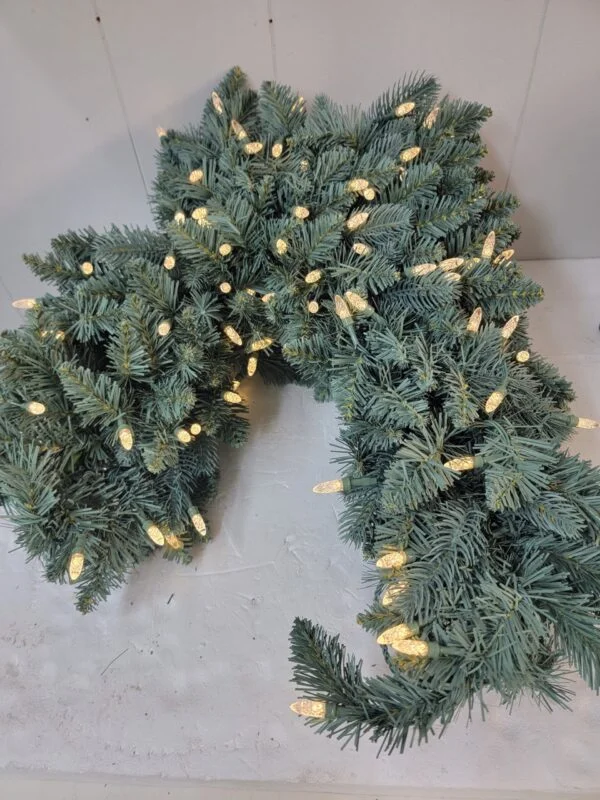 Bethlehem Lights 48" Blue Spruce Color Flip Overlit Swag (No Remote)