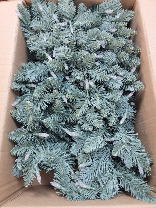 Bethlehem Lights 48" Blue Spruce Color Flip Overlit Swag (No Remote)