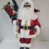 18" Decorative Black Santa Claus with Gifts by Valerie