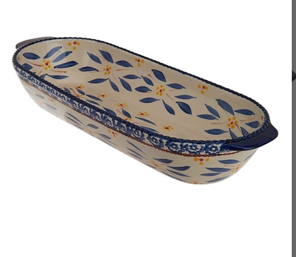 Temp-tations Old World Set of 3 Oval Nesting Bakers w/ Wooden Lid