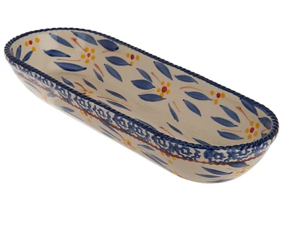 Temp-tations Old World Set of 3 Oval Nesting Bakers w/ Wooden Lid