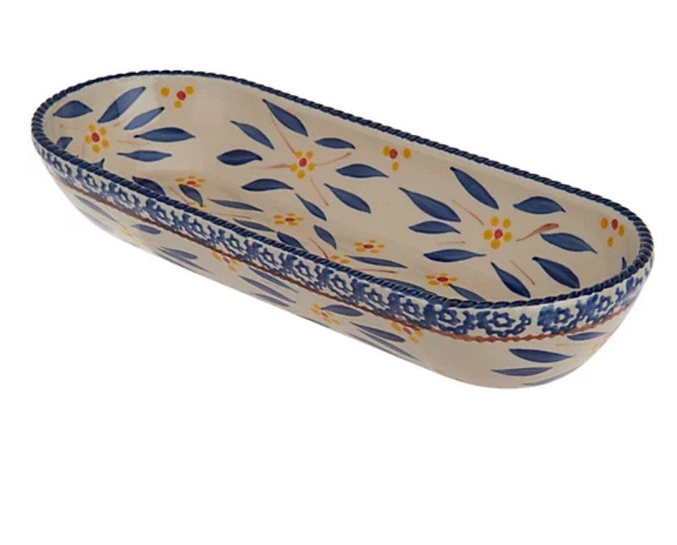 Temp-tations Old World Set of 3 Oval Nesting Bakers w/ Wooden Lid