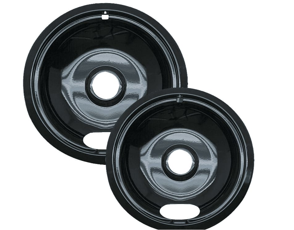 Range Kleen 2pc Porcelain Style A Drip Bowls Black