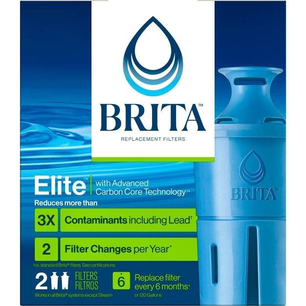 Brita 2ct Longlast BPA Free Replacement Water Filter for Pitchers and Dispensers (1 Opened) Brita 2ct Longlast BPA Free Replacement Water Filter for Pitchers and Dispensers (1 Opened)