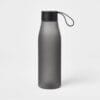 20oz Plastic Water Bottle Black - Room Essentials 20oz Plastic Water Bottle Black - Room Essentials