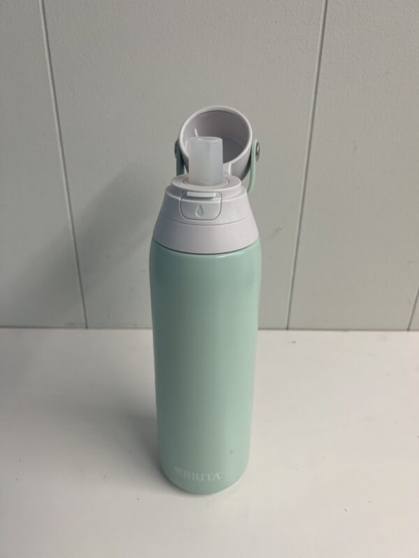 Brita 20oz Premium Double Wall Stainless Steel Insulated Filtered Water Bottle - Light Blue