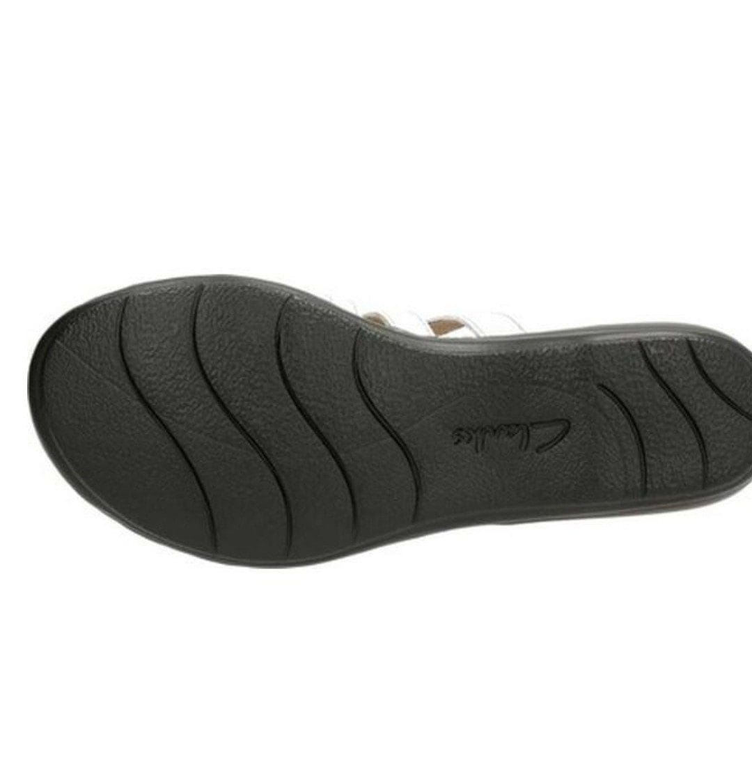 Clarks Collection Leather - Strap Slides - Leisa Cacti