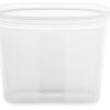 Zip Top 24oz Reusable 100% Platinum Silicone Container - Sandwich Bag - Frost