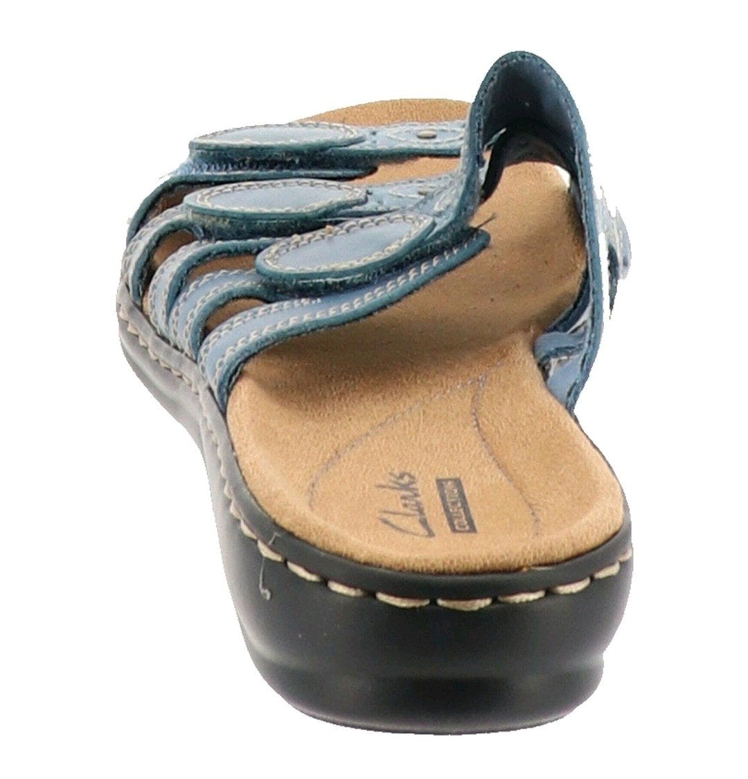Clarks Collection Leather - Strap Slides - Leisa Cacti