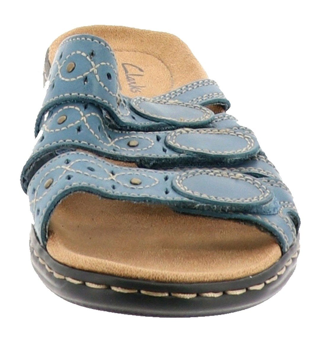 Clarks Collection Leather - Strap Slides - Leisa Cacti